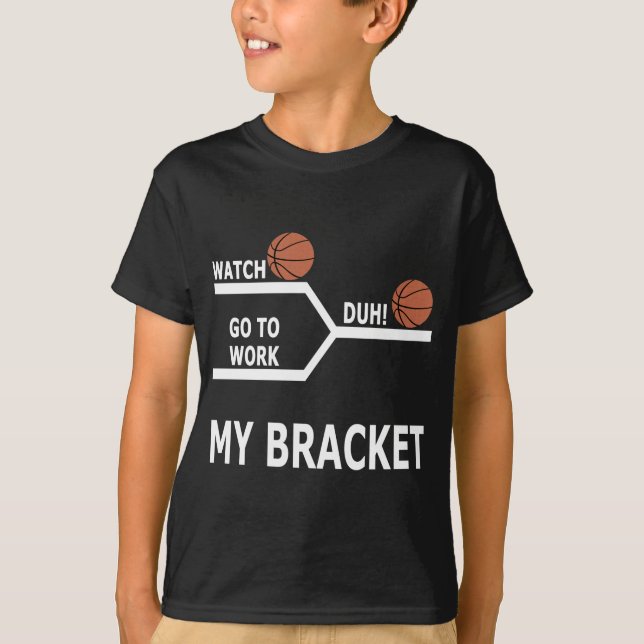 Camiseta T-shirt engraçados do suporte do basquetebol da (Frente)