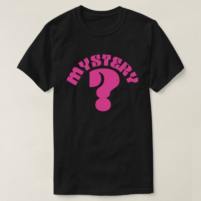Camiseta T-Shirt Enigma Misterioso Rosa (Frente do Design)