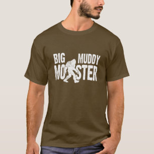 Camiseta T-shirt enlameado grande do monstro