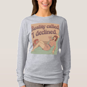Camiseta T-Shirt Entusiasmado com Humor Sarcástico