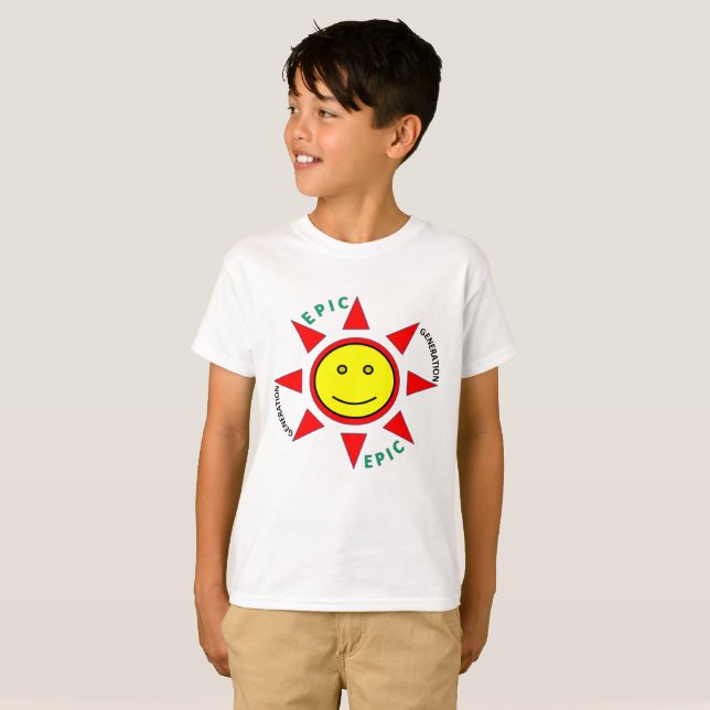 Camiseta T-shirt EPIC para rapazes (Frente Completa)