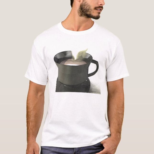 Camiseta T-shirt Erdos das citações do café (Frente)