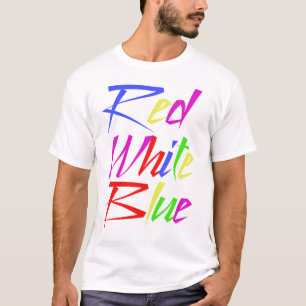 Camiseta T-shirt errados Trippy das cores