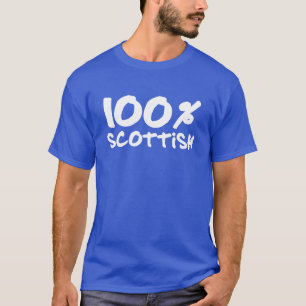 Camiseta T-Shirt escocês 100%