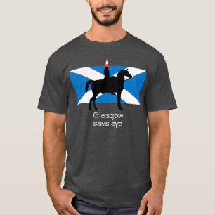 Camiseta T-shirt escocês da independência de Glasgow