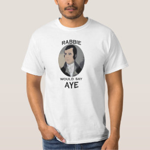 Camiseta T-shirt escocês da independência de Robert Burns