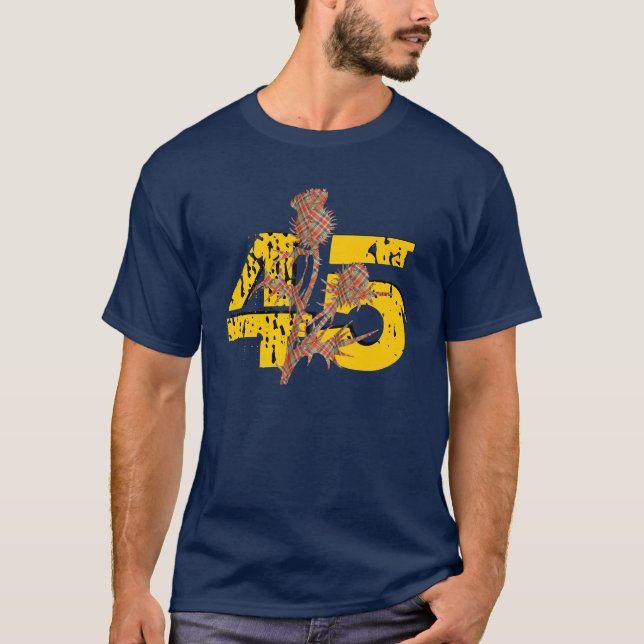 Camiseta T-shirt escocês do cardo da independência 45 (Frente)