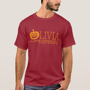 Camiseta T-shirt escuro básico da "doçura ou travessura"