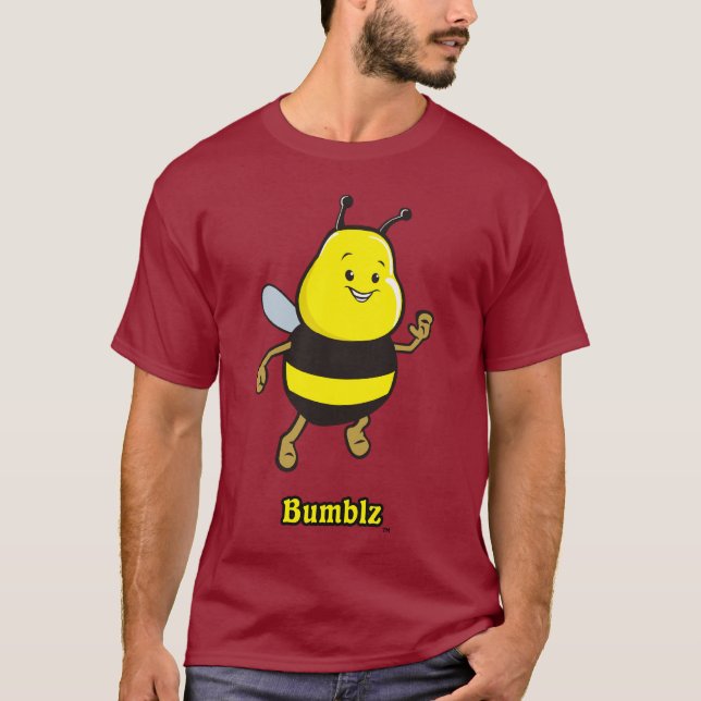 Camiseta T-shirt escuro básico de Bumblz (Frente)