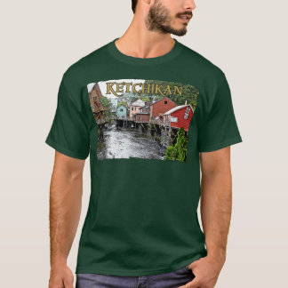 Camiseta T-shirt escuro básico de Ketchikan