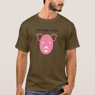 Camiseta T-shirt escuro básico indo do presunto V2