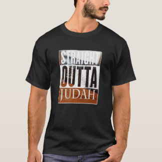 Camiseta T-shirt escuro básico reto de Outta Judah