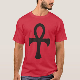 Camiseta T-shirt escuro do Ankh dos homens