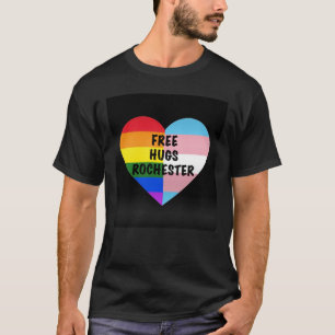 Camiseta T-shirt escuro, o estilo dos homens