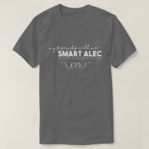 T-Shirt Escuro Smart Alec