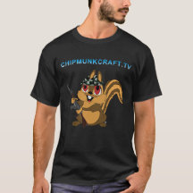 T-shirt escuro v2 de ChipmunkCraft