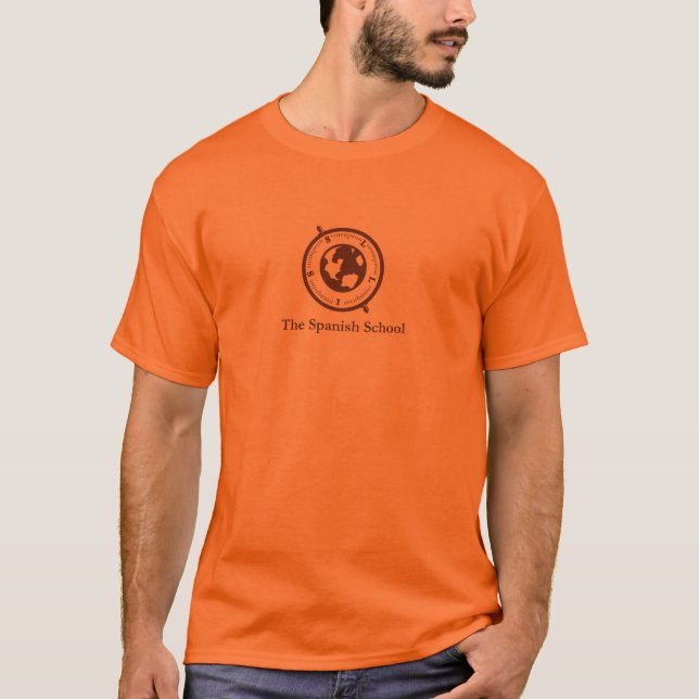 Camiseta T-shirt espanhol da escola de SLLIS (Frente)