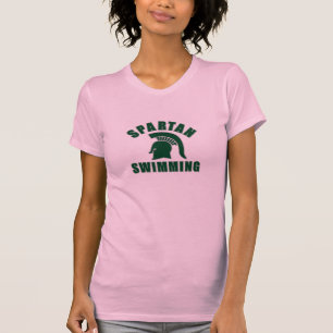 Camiseta T-shirt espartano da natação da skyline