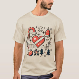 Camiseta T-shirt especial do Casal de Natal