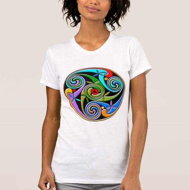 Camiseta T-shirt espiral celta (Frente)