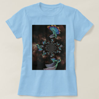 Camiseta T-shirt espiral do colibri