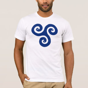 Camiseta T-shirt espiral triplo celta
