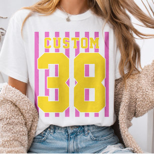 Camiseta T-Shirt Esportiva com Nome da Equipe Pers