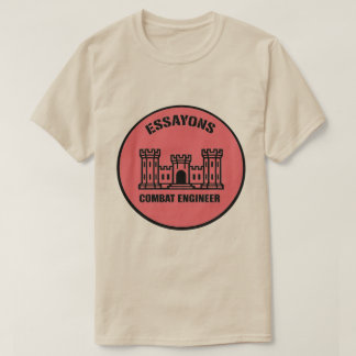 Camiseta T-shirt Essayons Combat Engineer Badge Tee