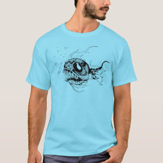 Camiseta T-shirt estarrecente dos peixes de mar profundo