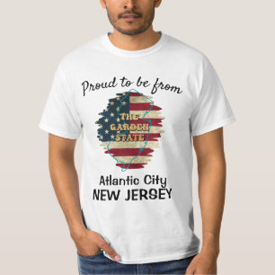 Camiseta T-Shirt Estatal Personalizado de Nova Jersey