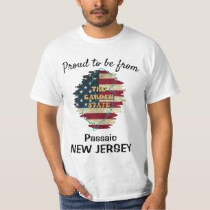 Camiseta T-Shirt Estatal Personalizado de Nova Jersey