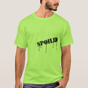 Camiseta T-shirt "estragado" da pintura do gotejamento