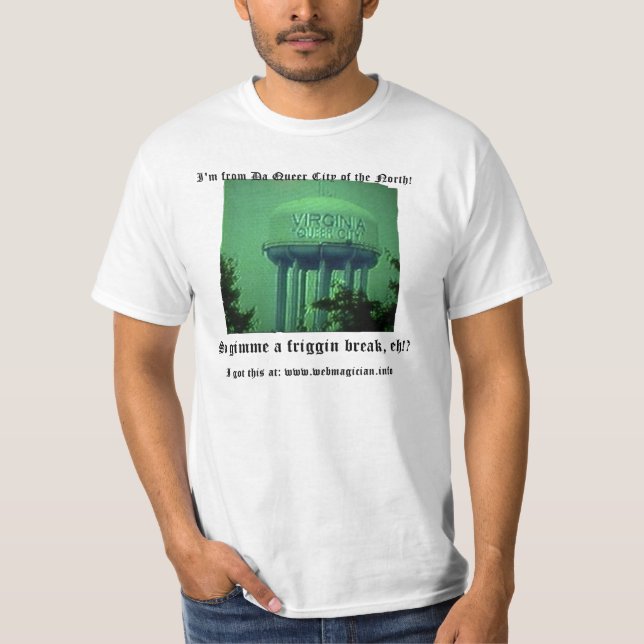Camiseta T-shirt estranho da cidade (Frente)