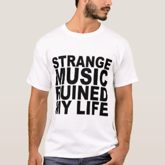 Camiseta T-shirt ESTRANHOS da MÚSICA