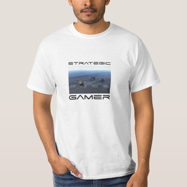 Camiseta T-shirt estratégico do Gamer (Frente)