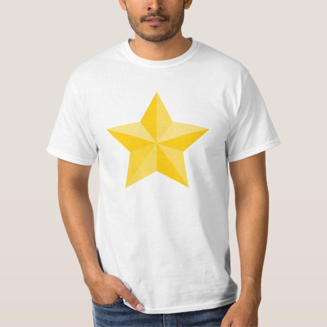 Camiseta T-Shirt Estrela Amarela (Frente)