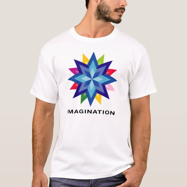 Camiseta T-shirt "Estrela da Imaginação" (Frente)