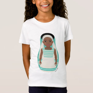 Camiseta T-shirt etíope das meninas de Matryoshka da menin