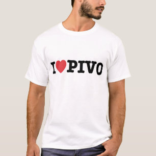 Camiseta T-shirt eu amo o pivo