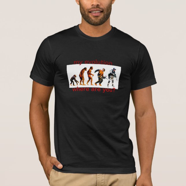 Camiseta t-shirt, evolução (Frente)