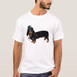 Camiseta T-shirt extravagante do Dachshund