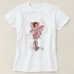Camiseta T-Shirt Fada de Fita Rosa