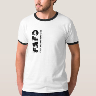 Camiseta T-shirt FAFO F. À VOLTA DESCOBRIR O Acrônimo Tee