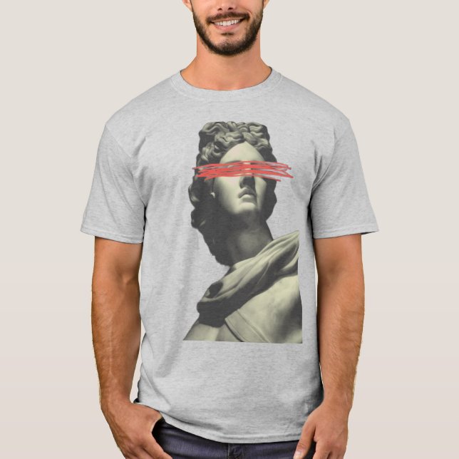 Camiseta T-Shirt fal - Suave, Na moda e versátil (Frente)