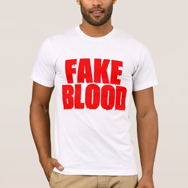 CAMISETA T-SHIRT FALSIFICADO DO SANGUE (Frente)