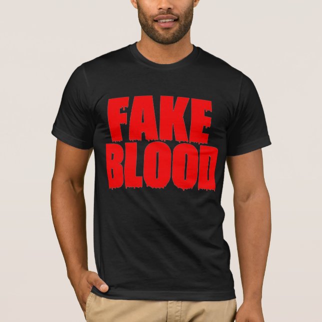 CAMISETA T-SHIRT FALSIFICADO DO SANGUE (Frente)