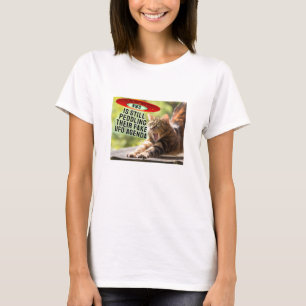Camiseta T-Shirt Falso UFO Agenda (leve)
