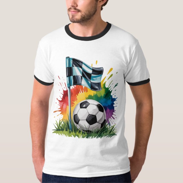 Camiseta T-Shirt-Family Soccer T-Shirt (Frente)