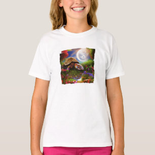Camiseta T-shirt fantasia tartaruga e lua