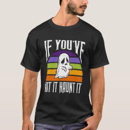 Camiseta T-Shirt Fantasma de Halloween Retro